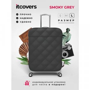 Чехол для чемодана , 150 л, размер L, черный, серый Fancy Armor. Цвет: серый/черный/темно-серый