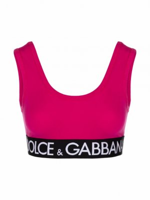 Спортивный топ с логотипом Dolce&Gabbana (D&G)