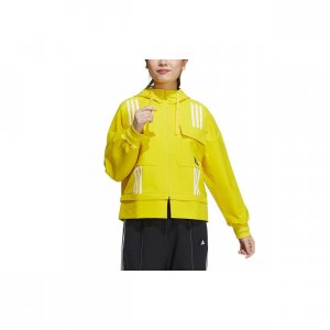 Повседневная спортивная куртка с капюшоном на молнии Женские куртки Желтый GP0627 Adidas