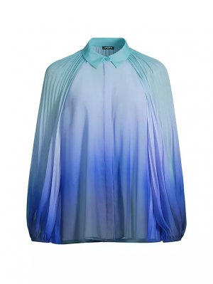 Плиссированная блузка Julia с эффектом омбре , синий Ungaro