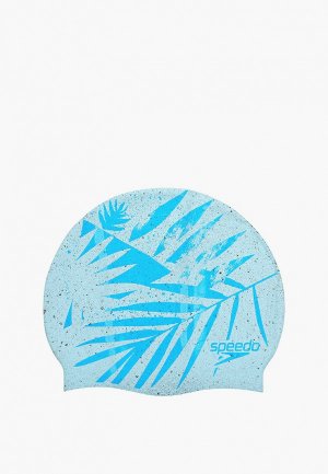 Шапочка для плавания Speedo PRINTED RECYCLED CAP AU BLUE. Цвет: голубой
