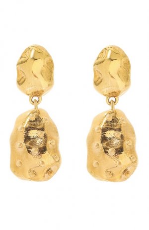 Серьги Ulla Copine jewelry. Цвет: золотой