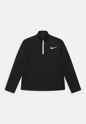 Свитер Poly Long Sleeve 1/4 Zip , цвет black/reflective silv Nike