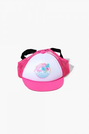 Бейсбольная кепка Malibu Barbie Pet , розовый Forever 21