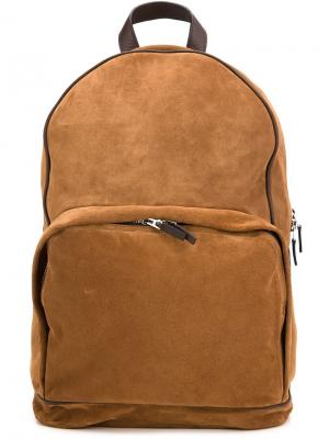 Рюкзак с карманом на молнии Umit Benan. Цвет: коричневый