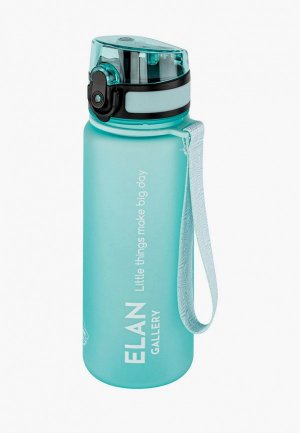 Бутылка спортивная Elan Gallery 500 мл Style Matte. Цвет: голубой