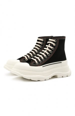 Текстильные ботинки Tread Slick Alexander McQueen. Цвет: чёрно-белый