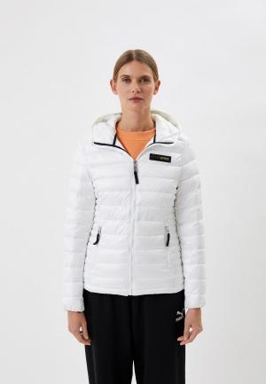 Куртка утепленная Plein Sport. Цвет: белый