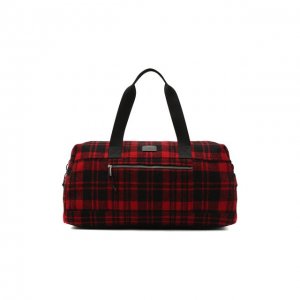 Текстильная дорожная сумка Duffle Saint Laurent. Цвет: красный