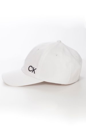 Белая шляпа из хлопкового твила , белый Calvin Klein