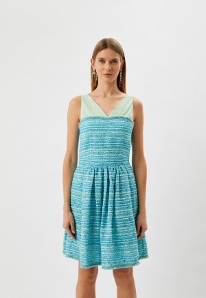 Платье Boutique Moschino. Цвет: голубой