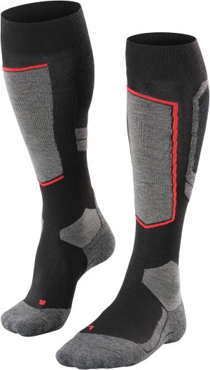 SK4 Шерстяные лыжные носки до колена Advanced , цвет Black Mix Falke