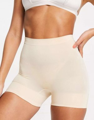 Короткие шорты Bodyfashion Comfort средней коррекции контура в цвете латте Magic