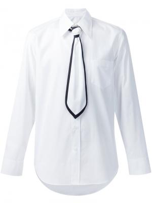Рубашка с аппликацией галстука Marc Jacobs. Цвет: белый