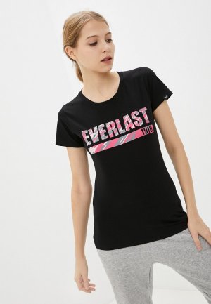 Футболка Everlast. Цвет: черный