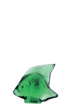Фигурка Fish Lalique. Цвет: зелёный