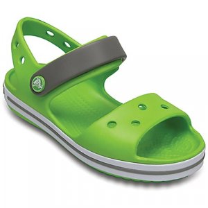 Сандалии , размер С10 (27-28EU), зеленый Crocs. Цвет: зеленый