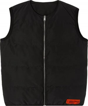 Жилет Logo Tape Nylon Padded Vest 'Black', черный Heron Preston