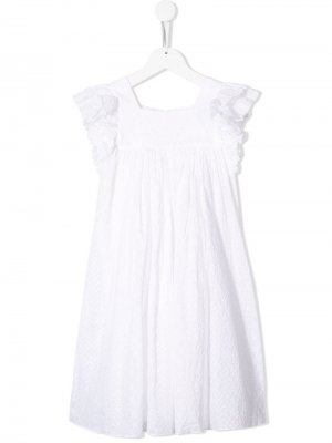 Платье Violet NOON BY NOOR MINI. Цвет: белый