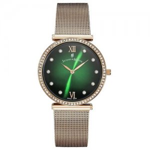 Наручные часы женские SORMI.03, зеленый, золотой Jacques du Manoir. Цвет: зеленый/золотистый