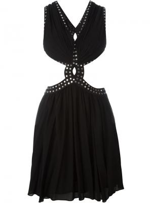 Платье с заклепками Jay Ahr. Цвет: чёрный