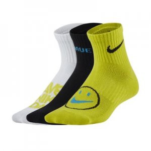 Легкие носки до щиколотки для школьников Everyday (3 пары) - Мультиколор Nike