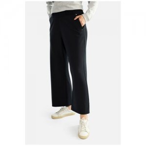 Широкие женские брюки, летние брюки больших размеров, классические свободные Margittes. Цвет: синий