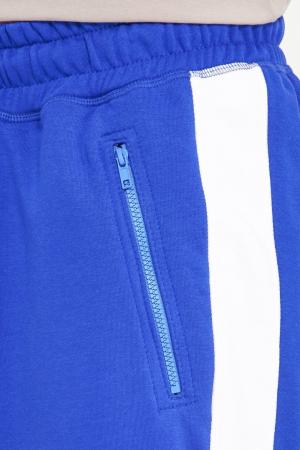 Синие спортивные брюки из хлопка Artem Krivda. Цвет: синий