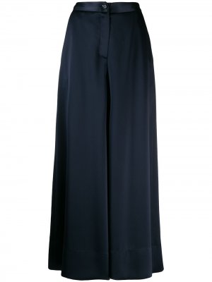 Укороченные брюки Gilia Talbot Runhof. Цвет: синий