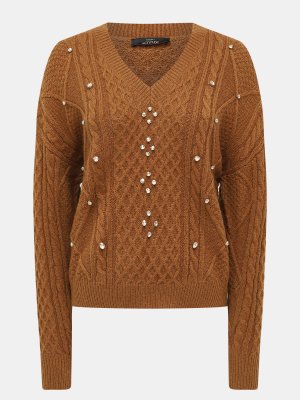 Пуловеры TWINSET ACTITUDE. Цвет: коричневый