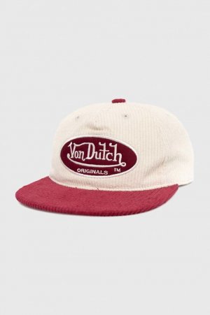 Бейсболка из хлопка , красный Von Dutch