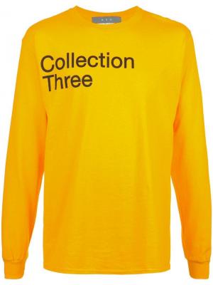 Футболка Collection Three Geo. Цвет: желтый