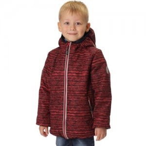 Куртка , размер 116, черный, красный Sova. Цвет: красный