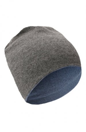 Двусторонняя шапка из кашемира Moorer. Цвет: серый