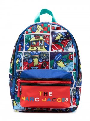 Рюкзак с принтом The Marc Jacobs Kids. Цвет: синий