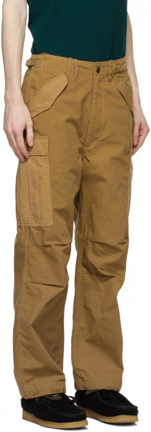 Tan Cordura® Ripstop Cargo Pants Nanamica. Цвет: khaki beige