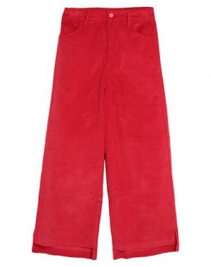 Повседневные брюки LAZY OAF. Цвет: красный