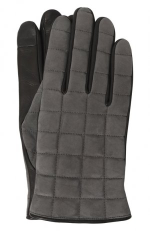 Кожаные перчатки Agnelle. Цвет: чёрный