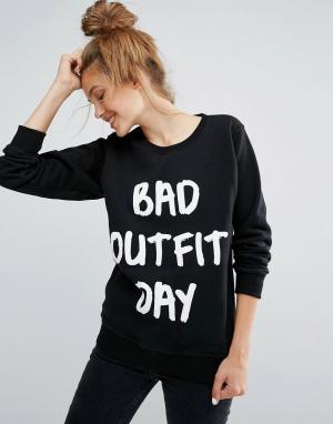 Bad Outfit Sweatshirt Local Heroes. Цвет: черный