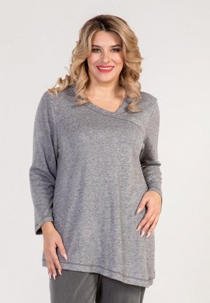 Пуловер Luxury Plus. Цвет: серый