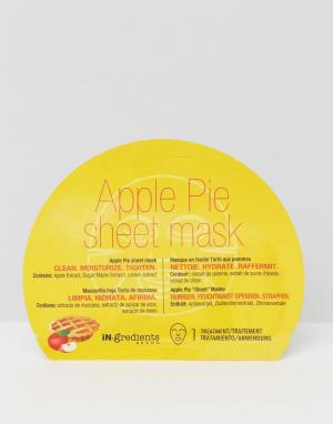Листовая маска с ароматом яблочного пирога iN.gredients MasqueBAR. Цвет: бесцветный