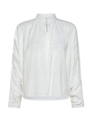 Хлопковая блузка с длинными рукавами Attic And Barn, белый Barn