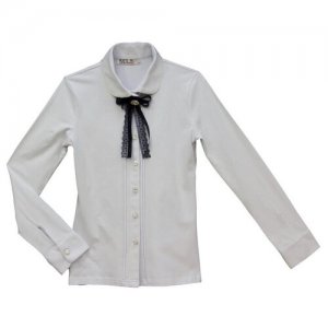 Блузка школьная для девочки (Размер: 164), арт. 13526, цвет BADI JUNIOR. Цвет: белый