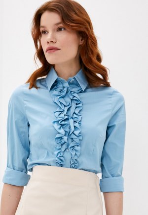 Блуза Colletto Bianco. Цвет: голубой