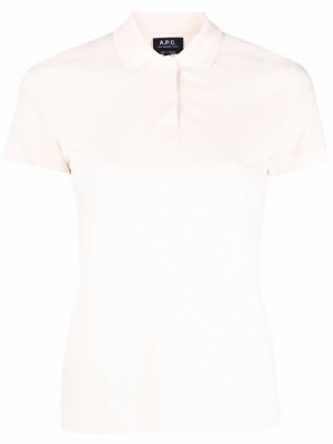 Рубашка поло с короткими рукавами A.P.C.. Цвет: белый