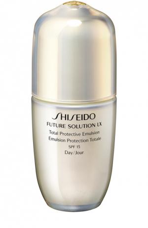 Эмульсия для комплексной защиты кожи Future Solution LX Shiseido. Цвет: бесцветный