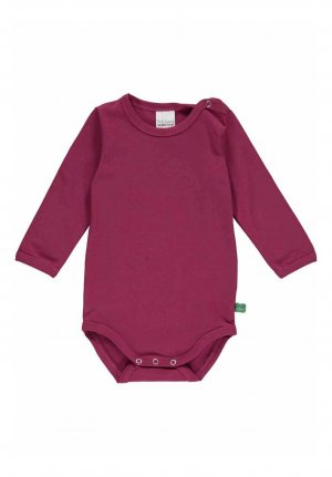 Боди LANGARM Fred's World by Green Cotton, цвет plum Fred's COTTON