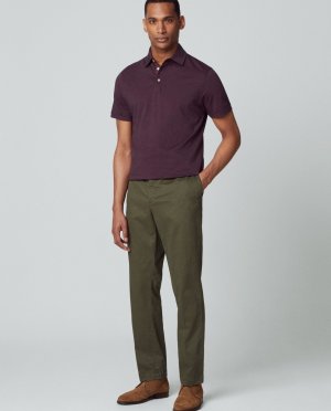 Классические мужские брюки чинос цвета хаки Hackett. Цвет: хаки
