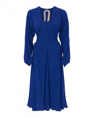 Платье № 21. Цвет: синий