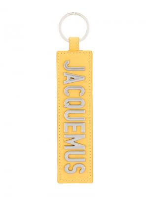 Брелок с логотипом Jacquemus. Цвет: желтый